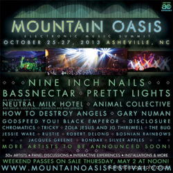 Gary Numan Splinter Tour Poster 2013 Ashville
